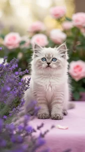 خلفيات قطط كيوت صغيرة