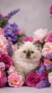 خلفيات قطط كيوت صغيرة