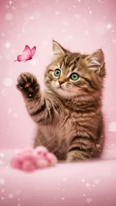 خلفيات قطط كيوت للبنات بدقة عالية