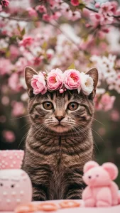 خلفيات قطط كيوت للبنات بدقة عالية