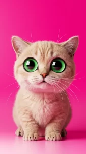 خلفيات قطط مونتشكين بعيون مضحكة 