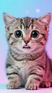 خلفيات قطط مونتشكين بعيون مضحكة 