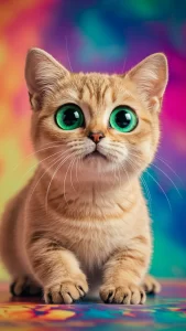 خلفيات قطط مونتشكين بعيون مضحكة 