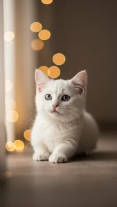 خلفيات قطط مونتشكين بيضاء