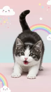 خلفيات قطط مونتشكين مضحكة