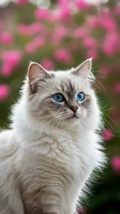 خلفيات قطط هملايا بيضاء