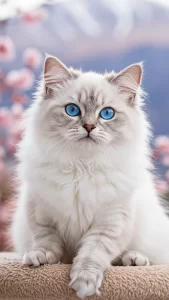 خلفيات قطط هملايا بيضاء