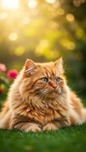 خلفيات قطط هملايا شقراء