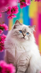 خلفيات قطط هملايا للانستغرام