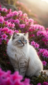 خلفيات قطط هملايا للانستغرام