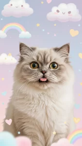 خلفيات قطط هملايا مضحكة