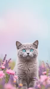 خلفيات قطط وردية وأنثوية للهاتف