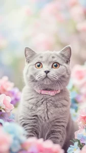 خلفيات قطط وردية وأنثوية للهاتف