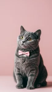   خلفيات قطط وردية