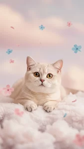 خلفيات قطط وردية