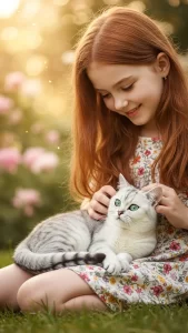 خلفيات كيوت للبنات مع قطط بريطانية