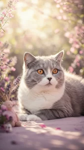 صور قطط بريطانية وردية وأنثوية