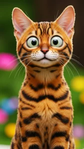 صور قطط بنغال بخلفيات تثير الضحك