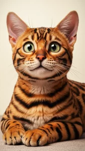 صور قطط بنغال بخلفيات تثير الضحك