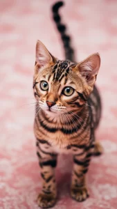 صور قطط بنغال وردية وأنثوية للبنات