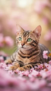 صور قطط بنغال وردية وأنثوية للبنات