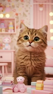 صور قطط بنية