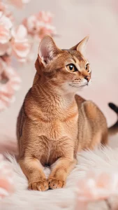صور قطط حبشية بألوان ناعمة