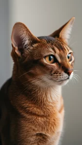 صور قطط حبشية بألوان ناعمة