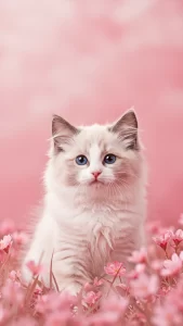 صور قطط راغدول وردية بلمسة أنثوية