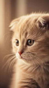 صور قطط صغيرة كريمية كيوت