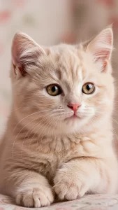 صور قطط صغيرة كريمية كيوت