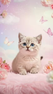 صور قطط وردية أنثوية