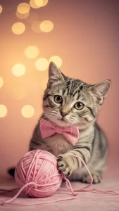 صور قطط وردية أنثوية