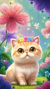 صور كرتونية قطط فارسية للهاتف 