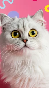 صور لقطط شيرازي بعيون كبيرة