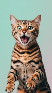 لقطات ظريفة لقطط البنغال