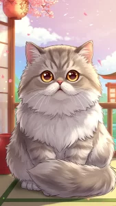 خلفيات أنمي قطط شانشيلا للبنات