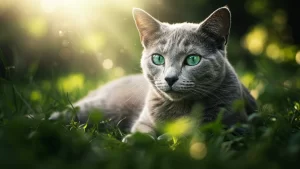 خلفيات القط الأزرق الروسي للآيباد