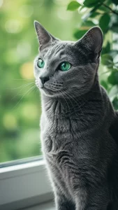 خلفيات القط الأزرق الروسي للآيفون