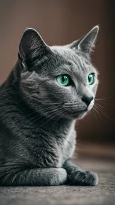 خلفيات القط الأزرق الروسي للآيفون