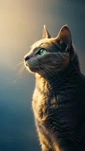 خلفيات القط الأزرق الروسي للآيفون