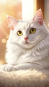 خلفيات انمي قطط الانجورا التركي كيوت