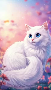 خلفيات انمي قطط الانجورا التركي كيوت