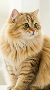 خلفيات ذهبية وملكية لقطط شانشيلا