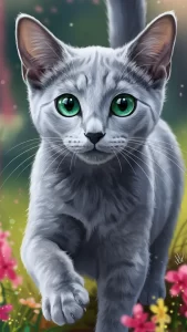 خلفيات قطط أنمي كيوت للبنات