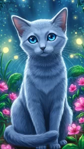 خلفيات قطط أنمي كيوت للبنات