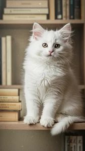 خلفيات قطط الانجورا التركي صغيرة