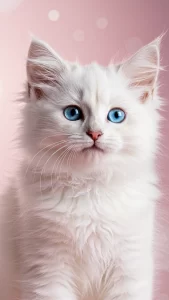 خلفيات قطط الانجورا التركي صغيرة