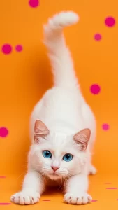 خلفيات قطط الانجورا التركي للبنات كرتون