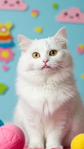 خلفيات قطط الانجورا التركي للبنات كرتون